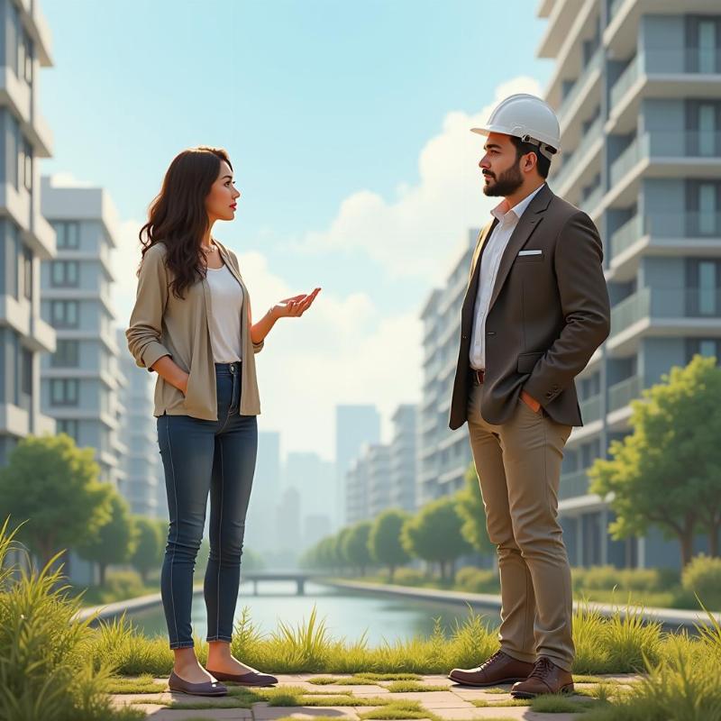 Mảnh đất méo mó, không hợp hướng, có thể hóa giải bằng cách xây dựng thông minh