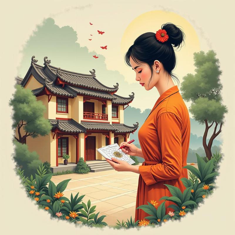 Chọn hướng nhà tốt xấu theo mệnh và tuổi gia chủ