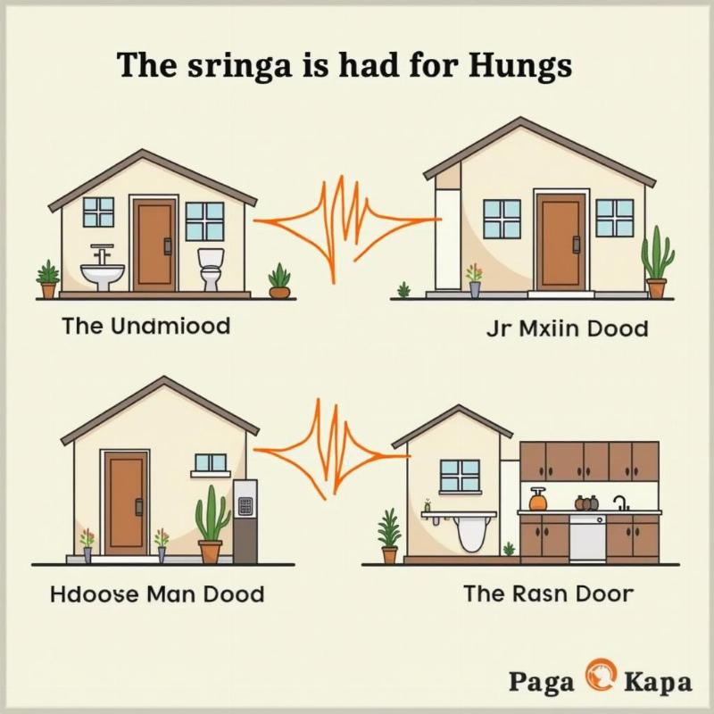 Vị trí phòng tắm theo phong thủy cần tránh đặt ở trung tâm nhà, đối diện cửa chính hoặc cửa bếp.